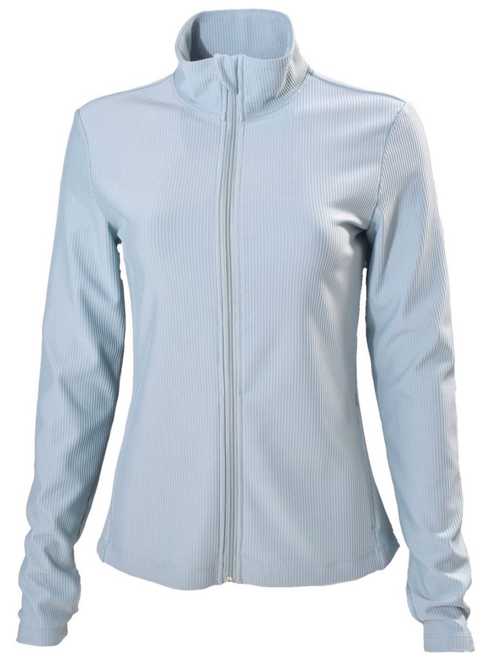 Women's Light Blue Full-Zip Jacket 0107